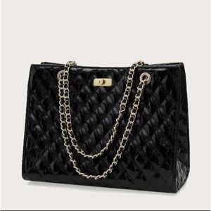 Black Satchel Purse